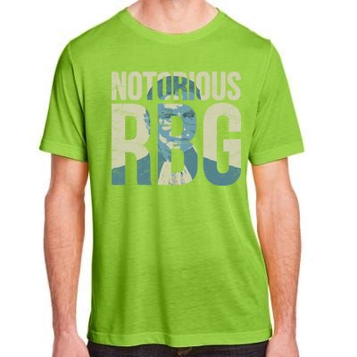 Notorious RBG Blue Logo Adult ChromaSoft Performance T-Shirt