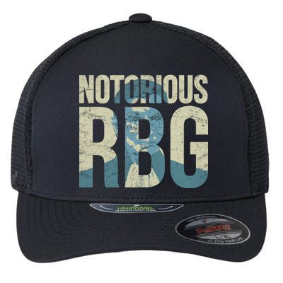 Notorious RBG Blue Logo Flexfit Unipanel Trucker Cap