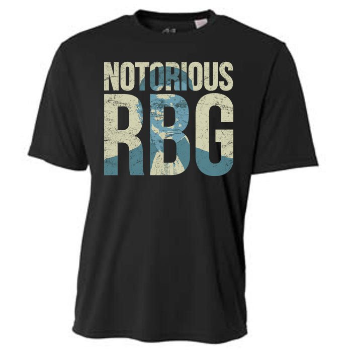 Notorious RBG Blue Logo Cooling Performance Crew T-Shirt