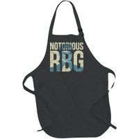 Notorious RBG Blue Logo Full-Length Apron With Pockets