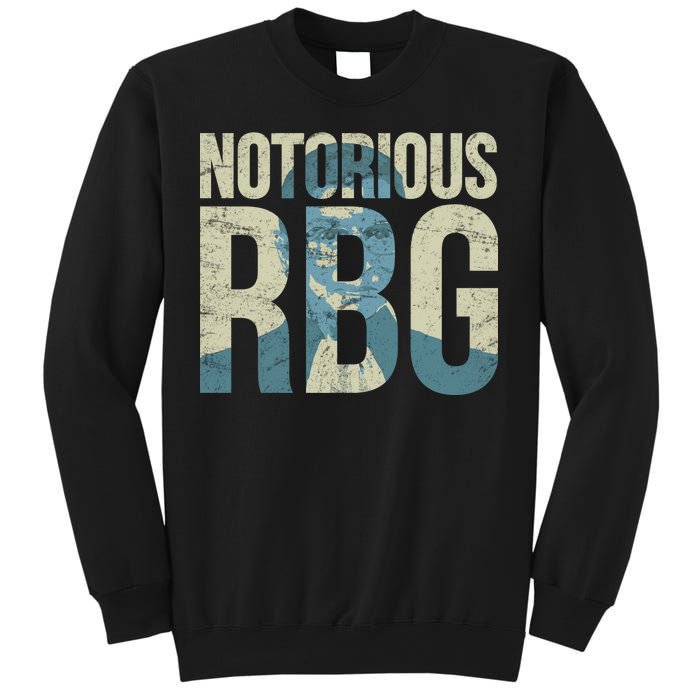 Notorious RBG Blue Logo Sweatshirt