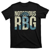 Notorious RBG Blue Logo T-Shirt