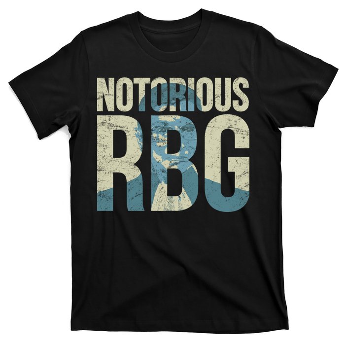 Notorious RBG Blue Logo T-Shirt