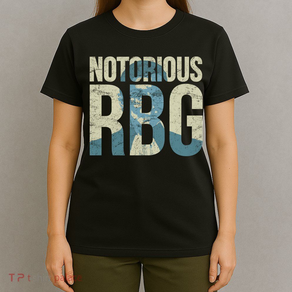Notorious RBG Blue Logo T-Shirt