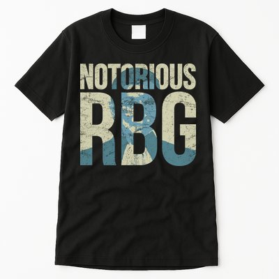 Notorious RBG Blue Logo Tall T-Shirt