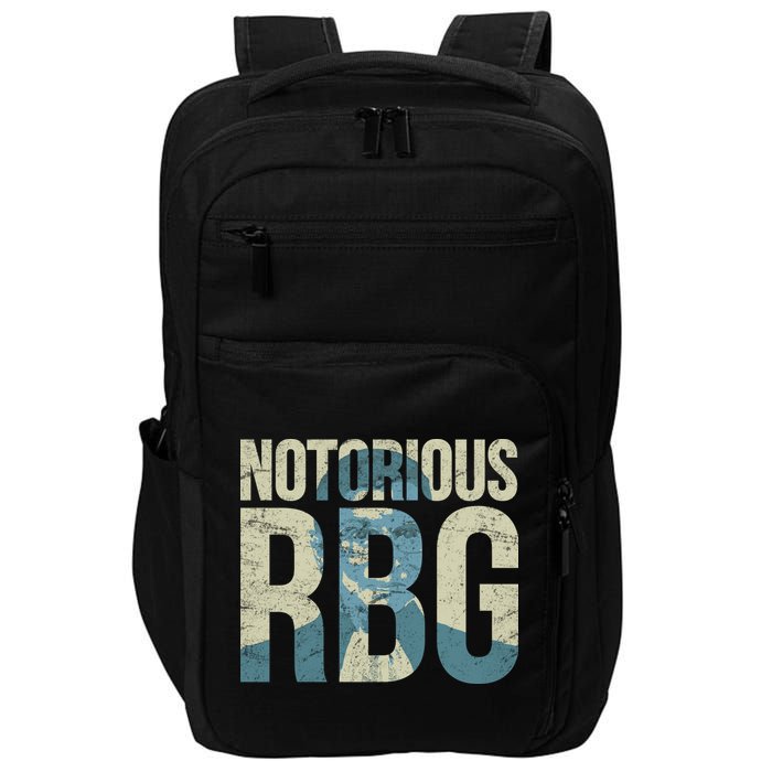 Notorious RBG Blue Logo Impact Tech Backpack
