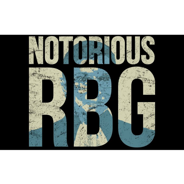 Notorious RBG Blue Logo Bumper Sticker