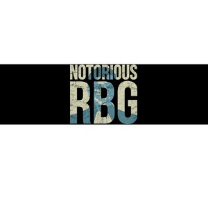 Notorious RBG Blue Logo Bumper Sticker