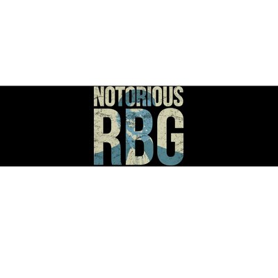 Notorious RBG Blue Logo Bumper Sticker