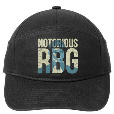 Notorious RBG Blue Logo 7-Panel Snapback Hat