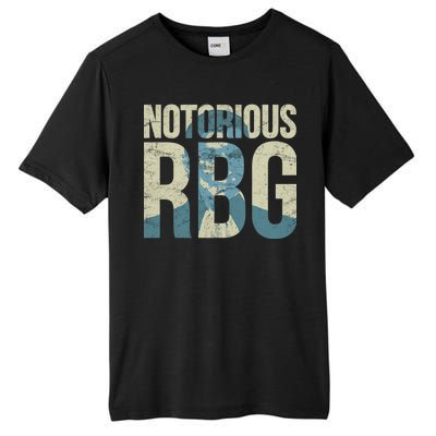 Notorious RBG Blue Logo Tall Fusion ChromaSoft Performance T-Shirt