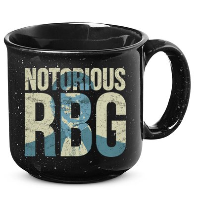 Notorious RBG Blue Logo 15oz Campfire Ceramic Mug