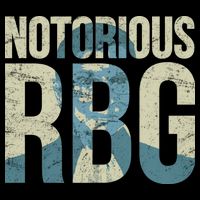 Notorious RBG Blue Logo 16 in Basic Backpack