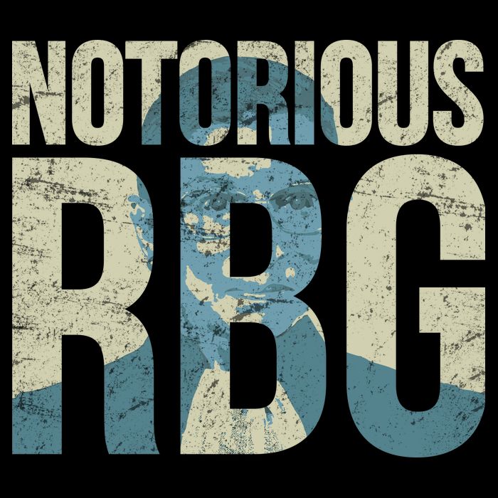 Notorious RBG Blue Logo 16 in Basic Backpack