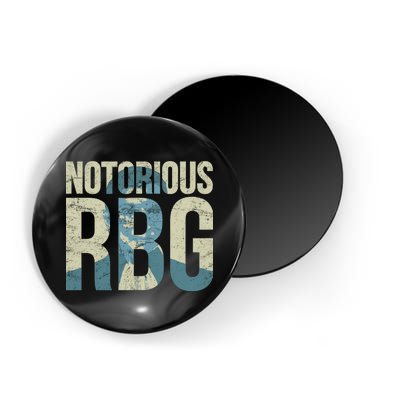 Notorious RBG Blue Logo Magnet