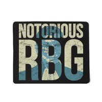 Notorious RBG Blue Logo Mousepad