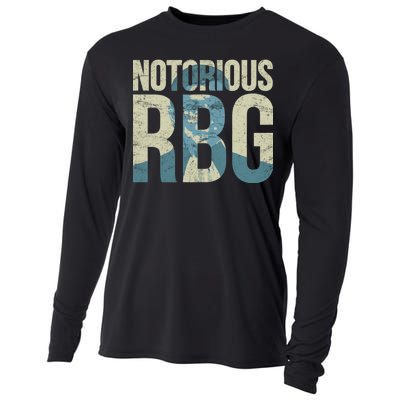 Notorious RBG Blue Logo Cooling Performance Long Sleeve Crew