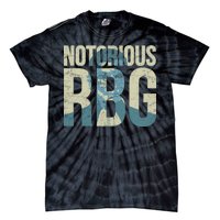 Notorious RBG Blue Logo Tie-Dye T-Shirt