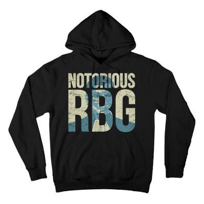 Notorious RBG Blue Logo Tall Hoodie