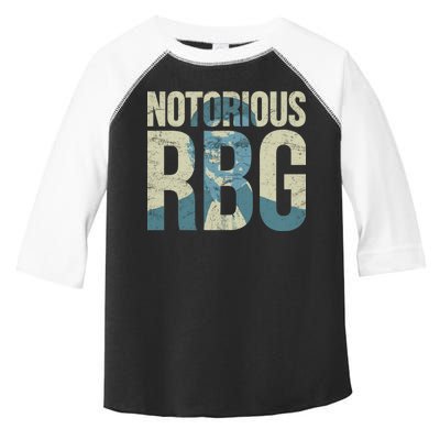 Notorious RBG Blue Logo Toddler Fine Jersey T-Shirt