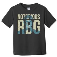 Notorious RBG Blue Logo Toddler T-Shirt