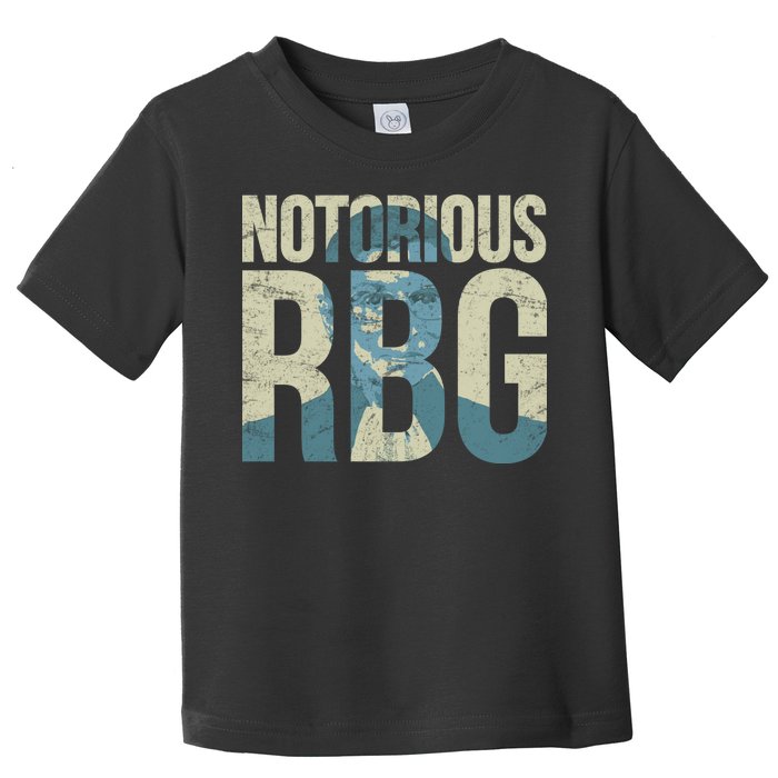 Notorious RBG Blue Logo Toddler T-Shirt