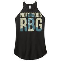 Notorious RBG Blue Logo Women's Perfect Tri Rocker Tank