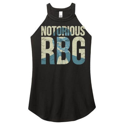 Notorious RBG Blue Logo Women's Perfect Tri Rocker Tank