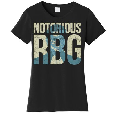 Notorious RBG Blue Logo Women's T-Shirt