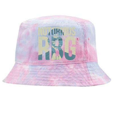 Notorious RBG Blue Logo Tie-Dyed Bucket Hat