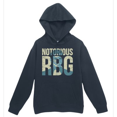 Notorious RBG Blue Logo Urban Pullover Hoodie