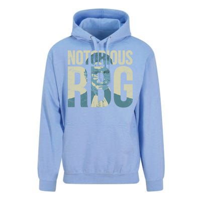 Notorious RBG Blue Logo Unisex Surf Hoodie