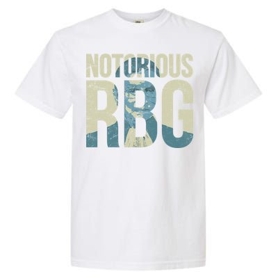 Notorious RBG Blue Logo Garment-Dyed Heavyweight T-Shirt