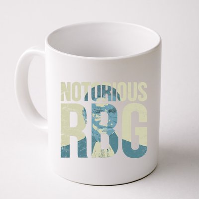 Notorious RBG Blue Logo Coffee Mug