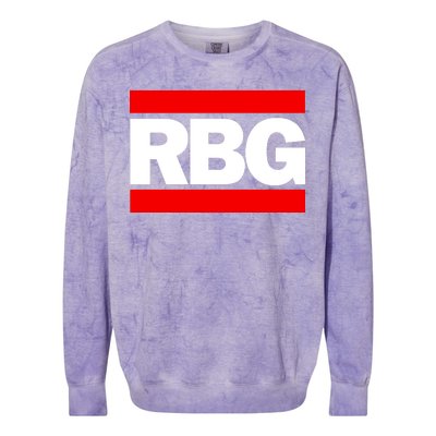 Notorious RBG Box Logo Colorblast Crewneck Sweatshirt