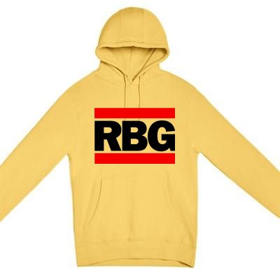 Notorious RBG Box Logo Premium Pullover Hoodie