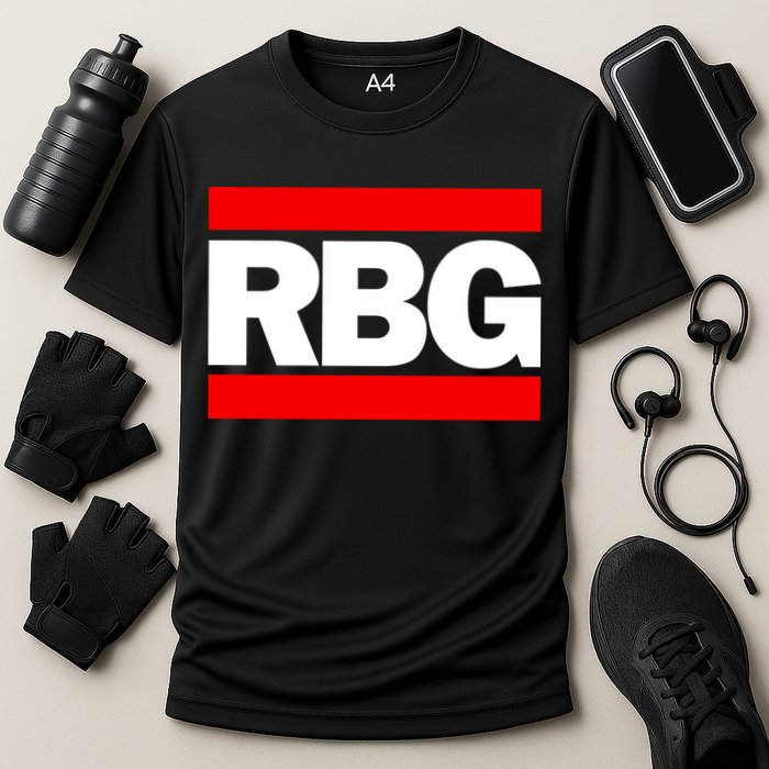 Notorious RBG Box Logo Cooling Performance Crew T-Shirt