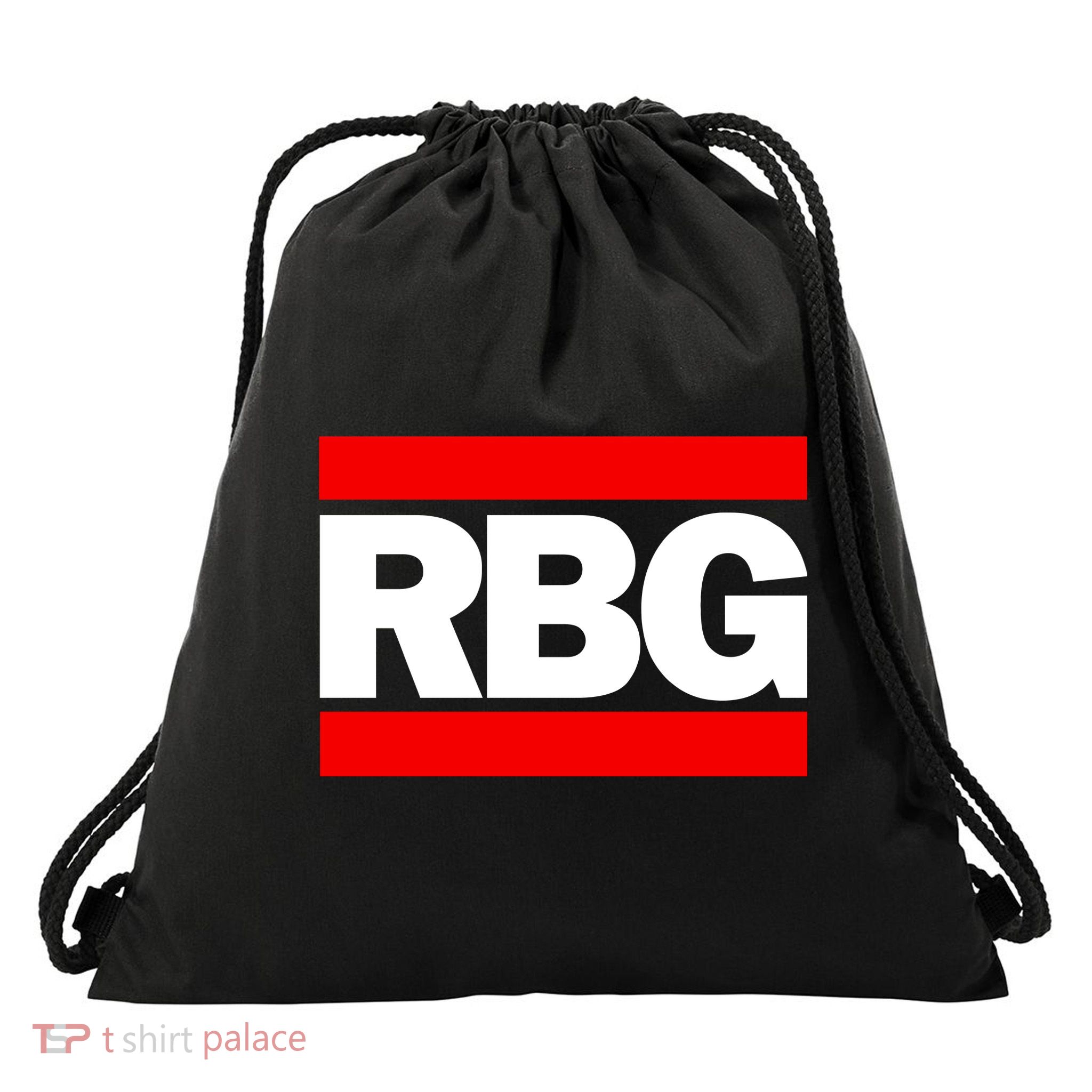 Notorious RBG Box Logo Drawstring Bag