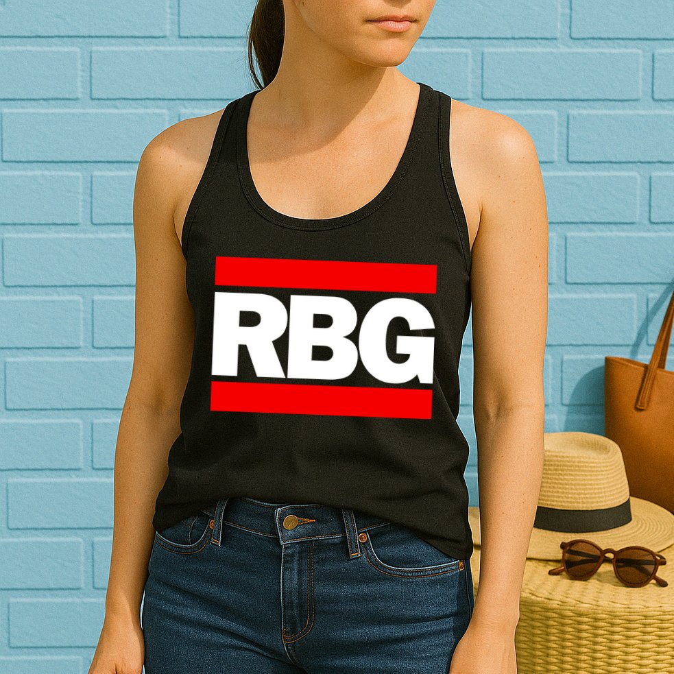 Notorious RBG Box Logo Womens Tank Top