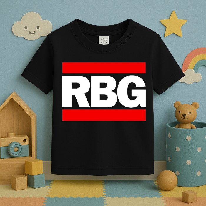 Notorious RBG Box Logo Toddler T-Shirt