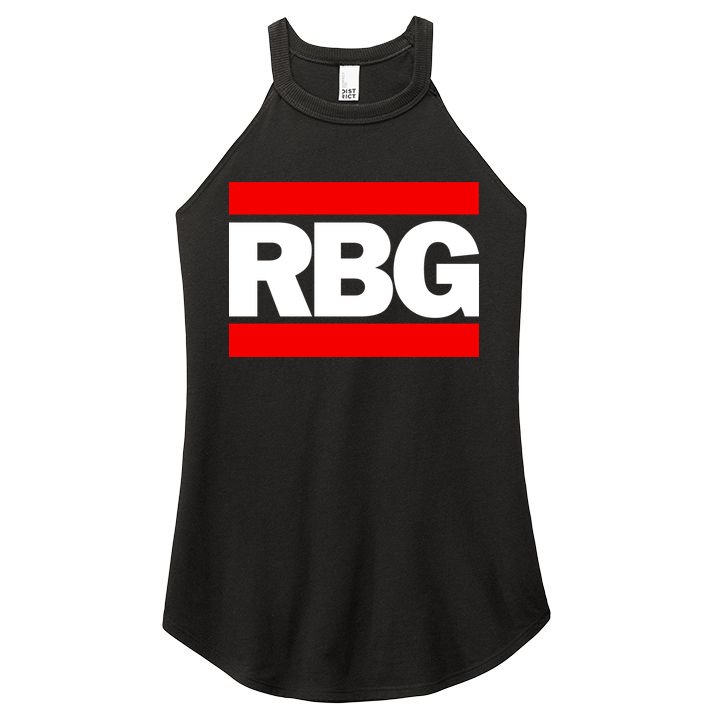Notorious RBG Box Logo Women's Perfect Tri Rocker Tank