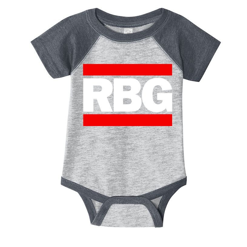 Notorious RBG Box Logo Infant Baby Jersey Bodysuit