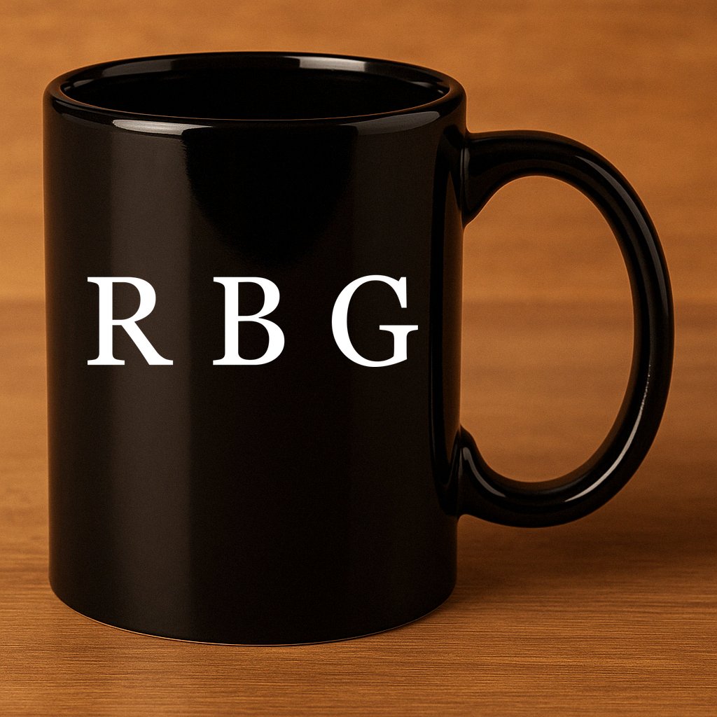 Notorious RBG Classic Logo 11oz C Handle Ceramic Mug