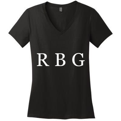 Notorious RBG Classic Logo Women's V-Neck T-Shirt