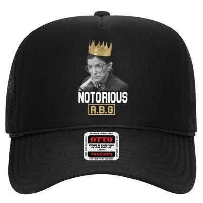 Notorious RBG Classic Ruth Crown High Crown Mesh Back Trucker Hat