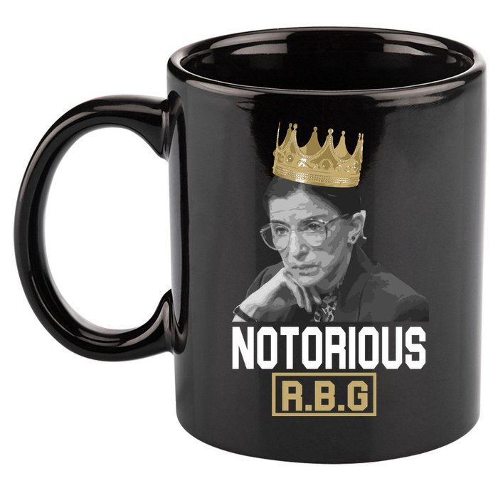 Notorious RBG Classic Ruth Crown 11oz C Handle Ceramic Mug