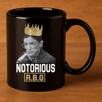 Notorious RBG Classic Ruth Crown 11oz C Handle Ceramic Mug