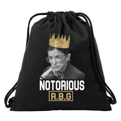 Notorious RBG Classic Ruth Crown Drawstring Bag