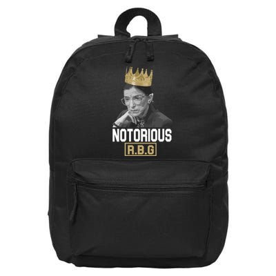 Notorious RBG Classic Ruth Crown 16 in Basic Backpack