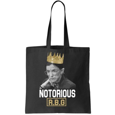 Notorious RBG Classic Ruth Crown Tote Bag